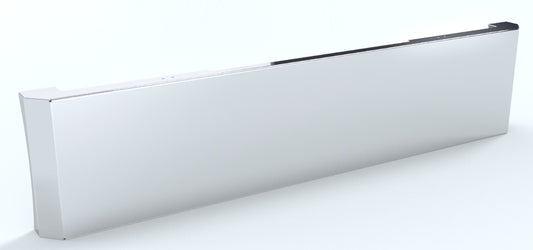 21" Blind Mount Mitered End Short Side Radius Bumper Mirror Polished 304 Stainless Steel