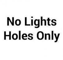 Peterbilt 389 70" Sleeper Panel 5 Lights Hole