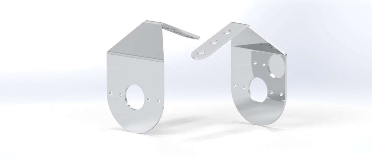 Mirror Light Brackets For Watermelon Lights On Mirrors / Pair