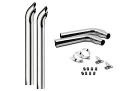 7" X 96" Hoosier 60 Degree Elbow Exhaust Kit for Peterbilt