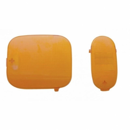 FREIGHTLINER DOME LIGHT LENS - AMBER