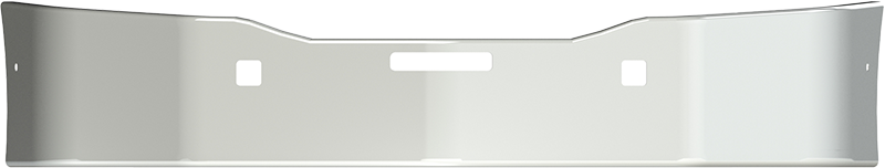 Kenworth Gen 2 T680 One-Piece Bumper Stainless Steel *