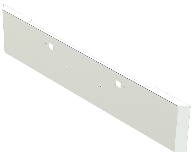 20" Miter End Kenworth W900B/L 82+ With Two Watermelon Cutouts Tow/Bolt *