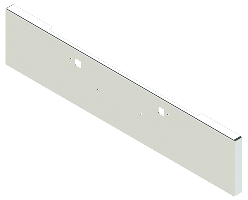20" Peterbilt 389 Special Miter End Amer Eagle 6" Ears Bolt And Tow Holes*