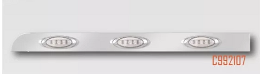 Freightliner Classic Cab air cleaner Panels with P1 LEDs