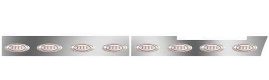 07 Volvo 780 Fairing Trims amber to clear