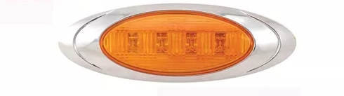 LIGHT KIT P1 AMBER LED W/ BEZEL