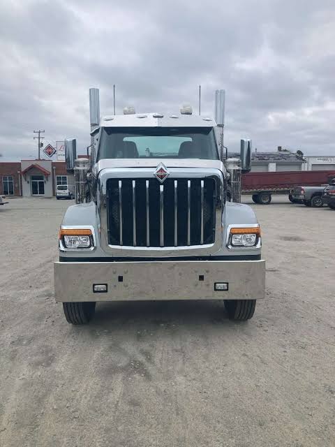 18" International HX520 Bumper  Mounting, Tow Pin, And Fog Light Holes Rolled End*