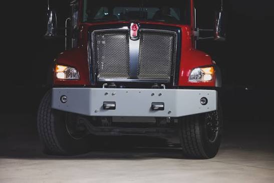 16" Kenworth T480 Bumper Stainless Steel Vocational Mounting And Tow