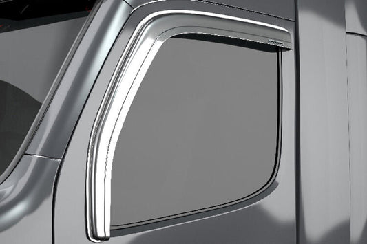 Chrome Finish Peterbilt 579 Vent Visors