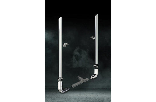 8" x 114" Slash Tip Exhaust Kit for Freightliner