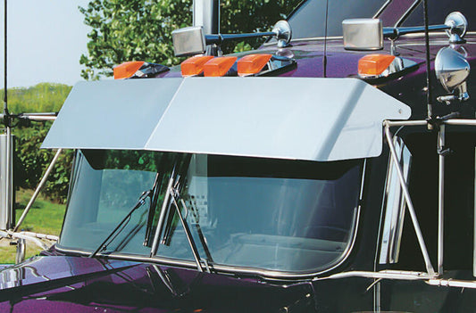 Kenworth 07+ 13" Blind Mount Visor Curved Windshield