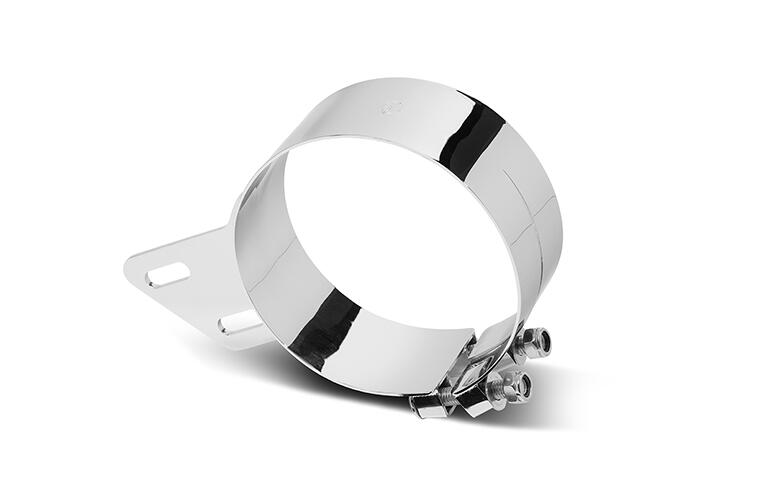 Peterbilt 8" Pipe Clamps Angled
