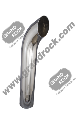 6" Chrome Turn Out 60" Straight Bottom