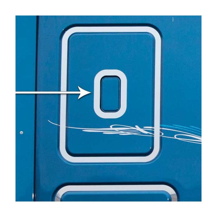 Freightliner Cascadia Sleeper Vent Trim 9-5/8" X 5-3/8"