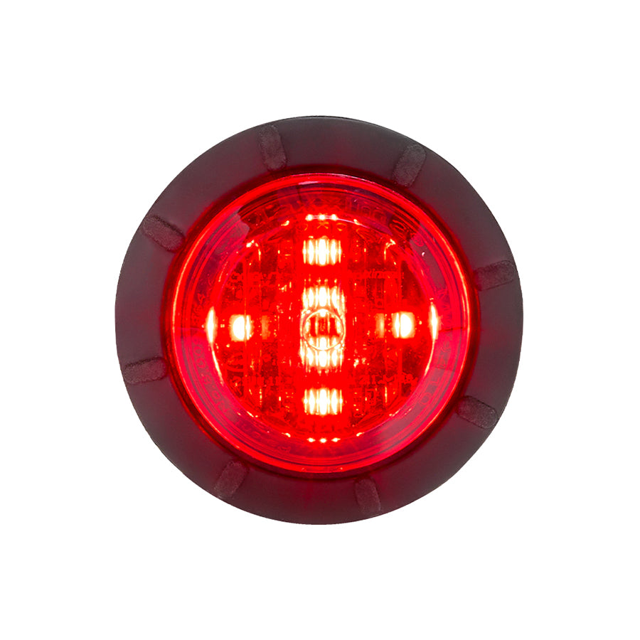 Red Marker Clearance  3/4" Mounting 1.25" Round P2/P3/PC2