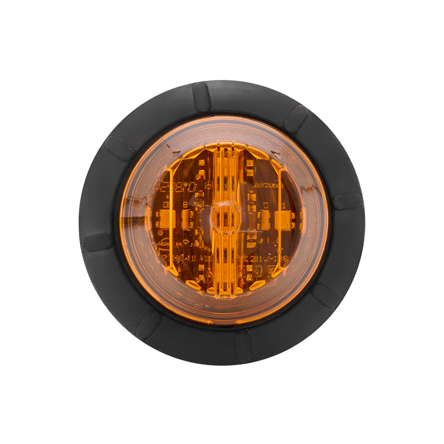 Amber Marker Clearance  3/4" Mounting 1.25" Round P2/P3/PC2