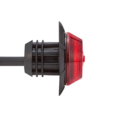 1.25" Round P2/P3/PC2 Clearance Marker Red, Wide Channel Grommet - Bulk Pack