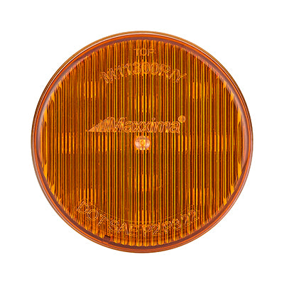 2 1/2" Round Amber Dual Voltage Clearance Marker