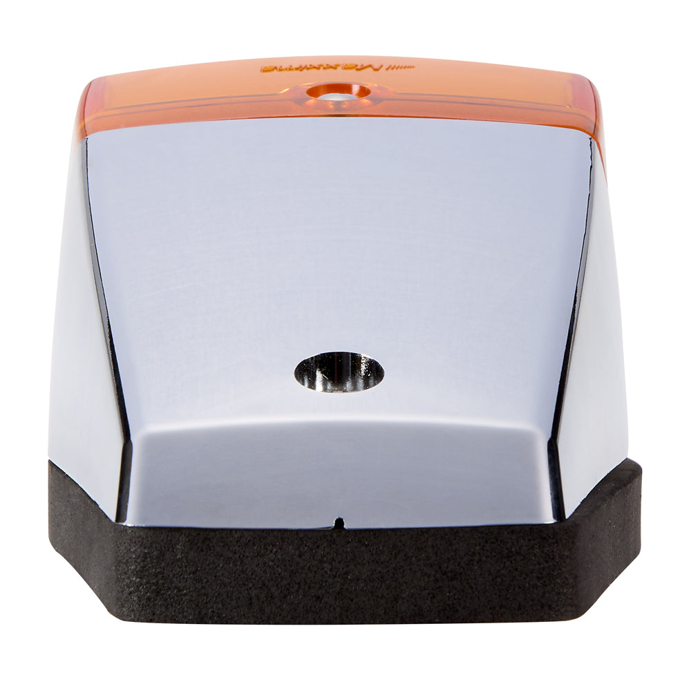 Cab Marker Amber / Amber Lens 17 LED Chrome Housing