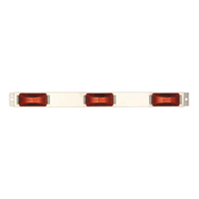 Stainless Steel ID Bar Red (3) M20320 Light