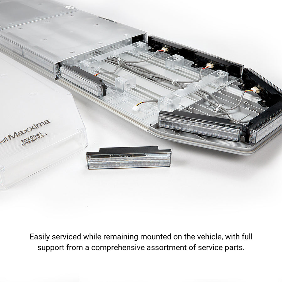 60" LED ELITE Light Bar, Amber with Work Lights, Stop/Tail/Turn, and Traffic Director