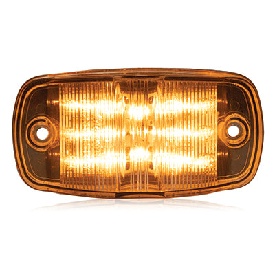 2" x 4" Amber/Clear Clearance/Marker Light