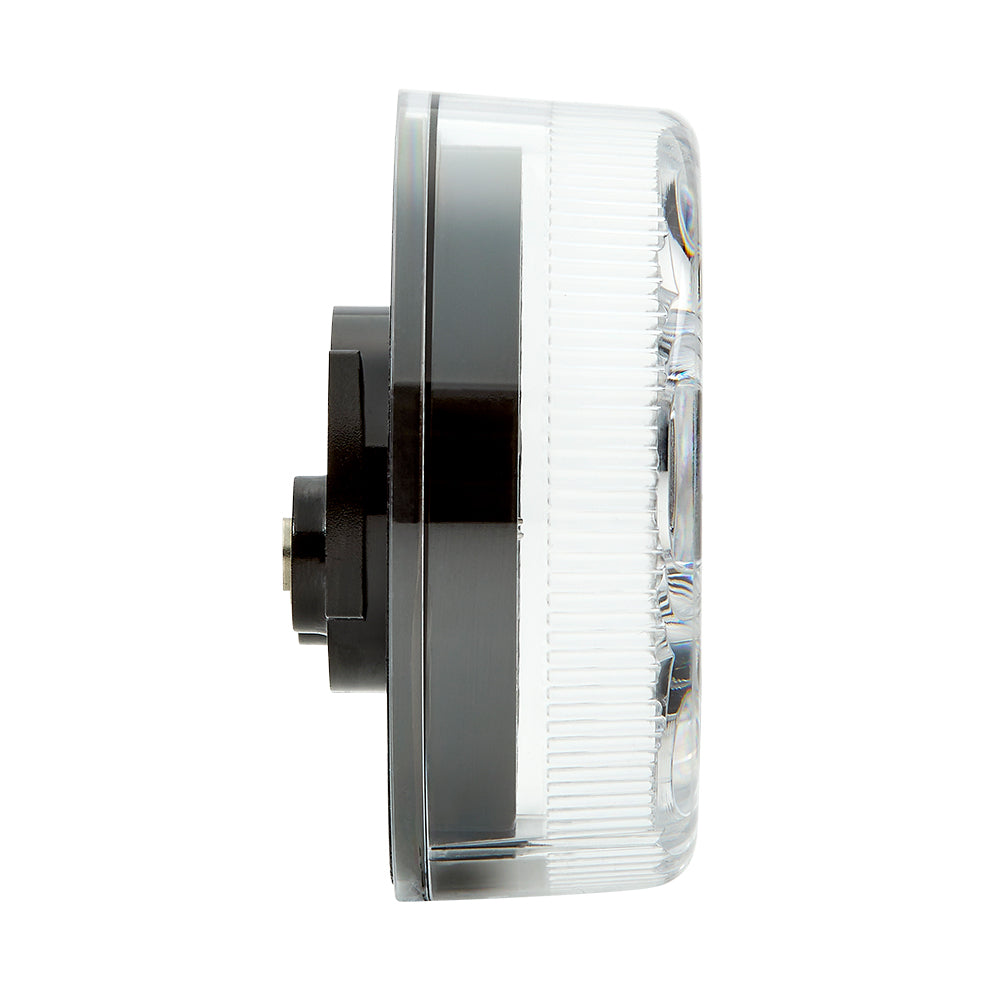 2" Round Clearance Marker 6 LED Amber/Clear