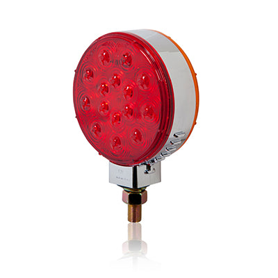 6" Double Face Pedestal Light-Red/Amber