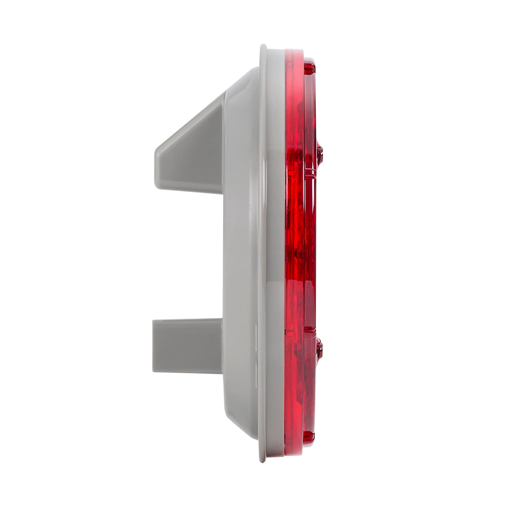 4" Stop / Turn / Tail Light Lightning Series - Red - 6LED