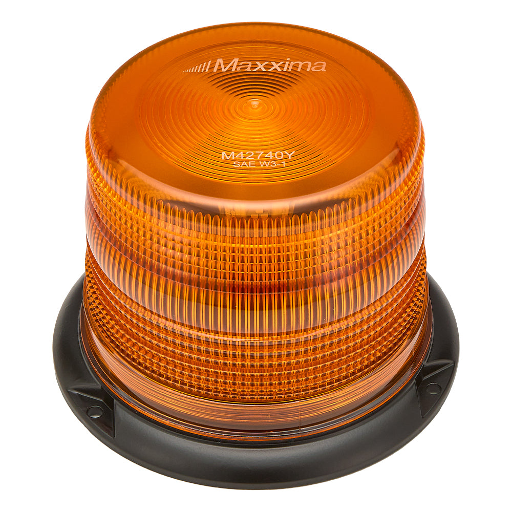 Warning Beacon Class 1 Amber 48 LEDS  12-48VDC 4.6″ Tall