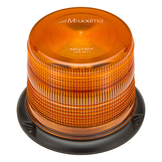 Warning Beacon Class 1 Amber 48 LEDS  12-48VDC 4.6″ Tall