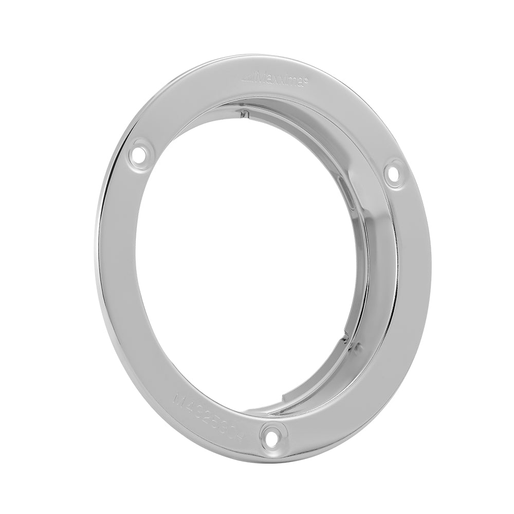 4" Round Chrome Stainless Steel Security Flange