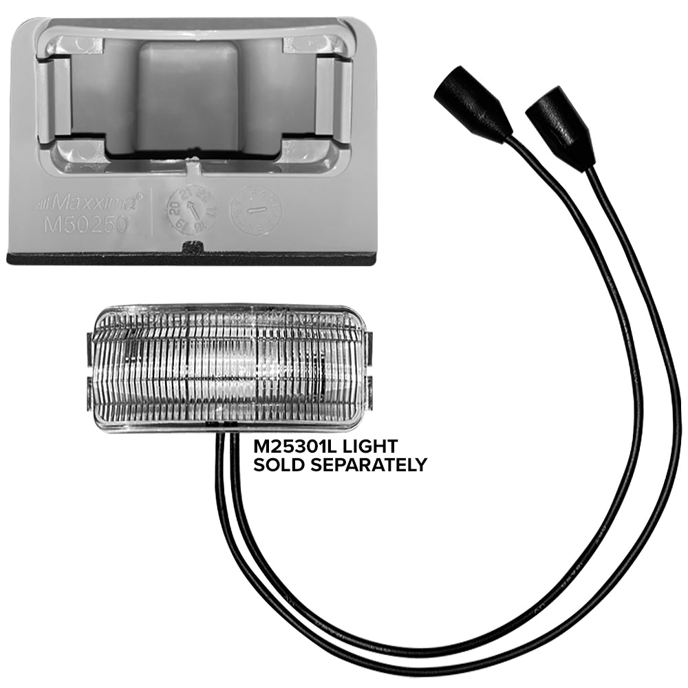 License Light Bracket For 2.5X1