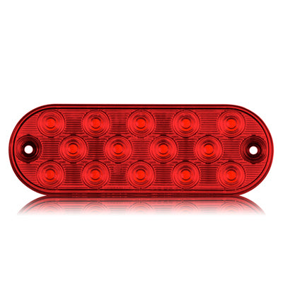 6" Thin-Profile Warning Light-Red