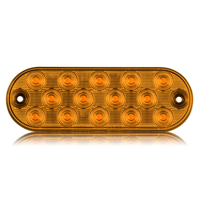 6" Thin Profile Surface Mount Warning Light-Amber