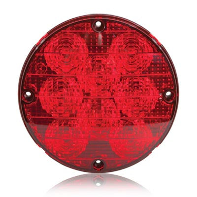 7" Red Warning Light Bus