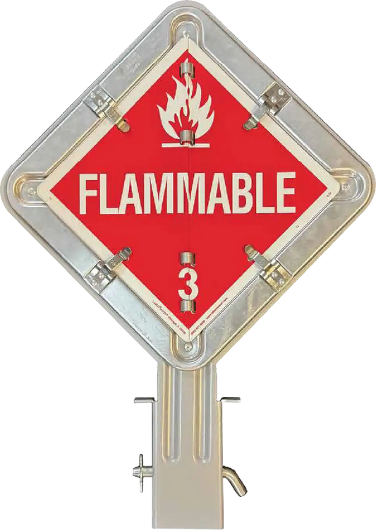 STAKE POCKET PLACARD HOLDER