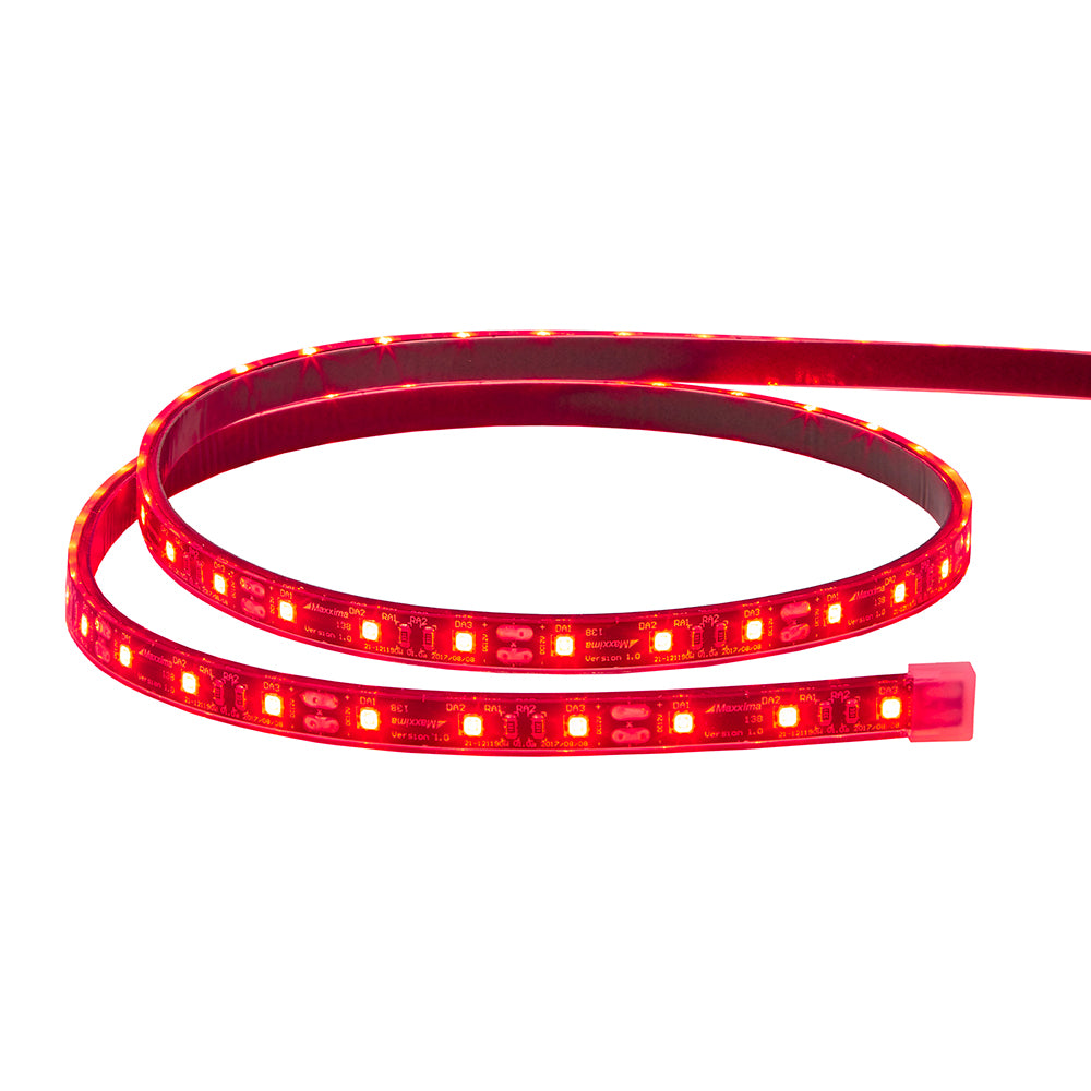 Red Silicone Flexible Adhesive Light Strip 96"