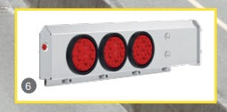 Spring Loaded Mud Flap Hanger - Triangle Top & Side Marker