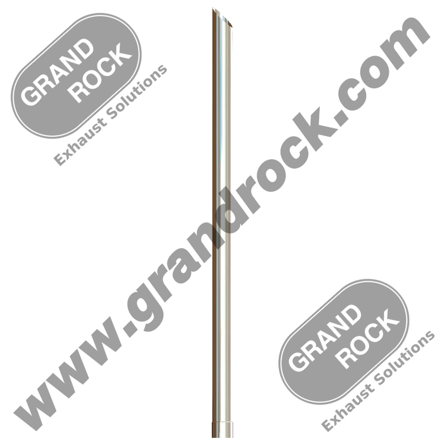 5" X 108" Miter Top Expanded Bottom- Chrome
