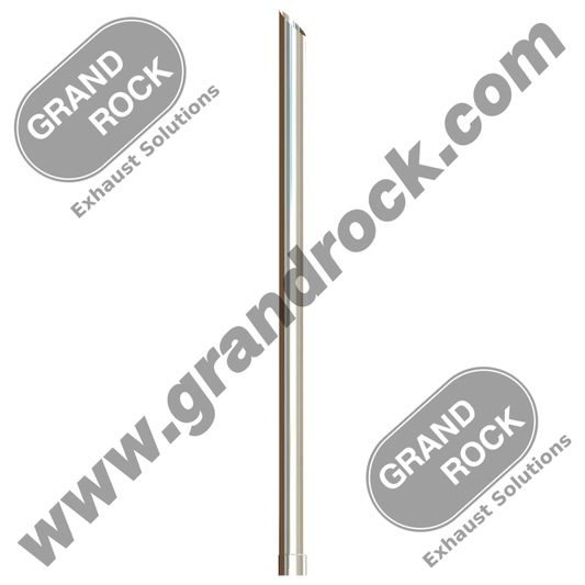 5" X 108" Miter Top Expanded Bottom- Chrome