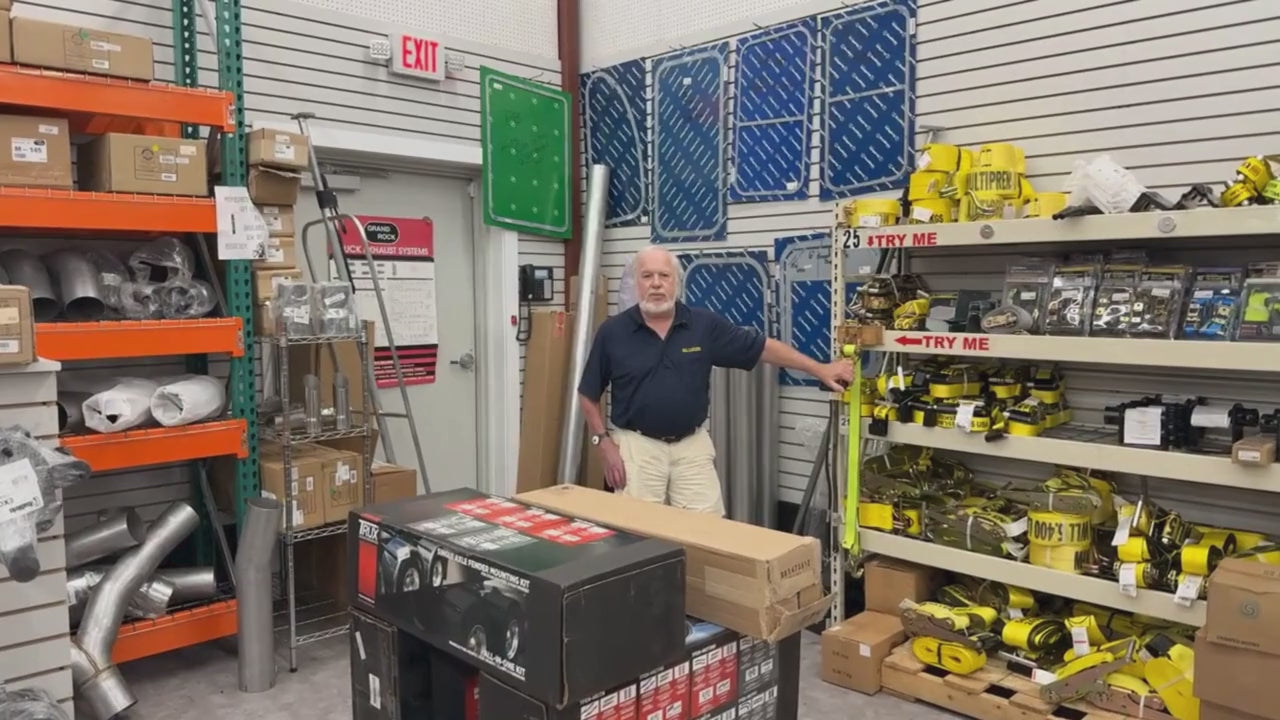 Load video: Spin-Free ratchet straps demo