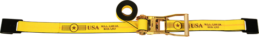 Ratchet Strap 2" X 27'  With Flat Hooks