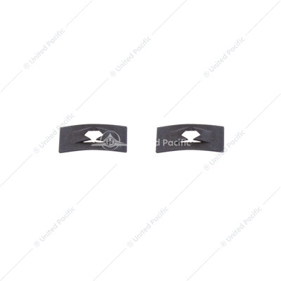 CHROME PLASTIC HOTROD SCRIPT EMBLEM WITH MOUNTING STUDS
