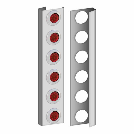 Peterbilt 389/388/379/378 Rear 15″ Standard Donaldson/Vortox Air Cleaner LED Light Bars (1987+) – 12 x 2″ Holes