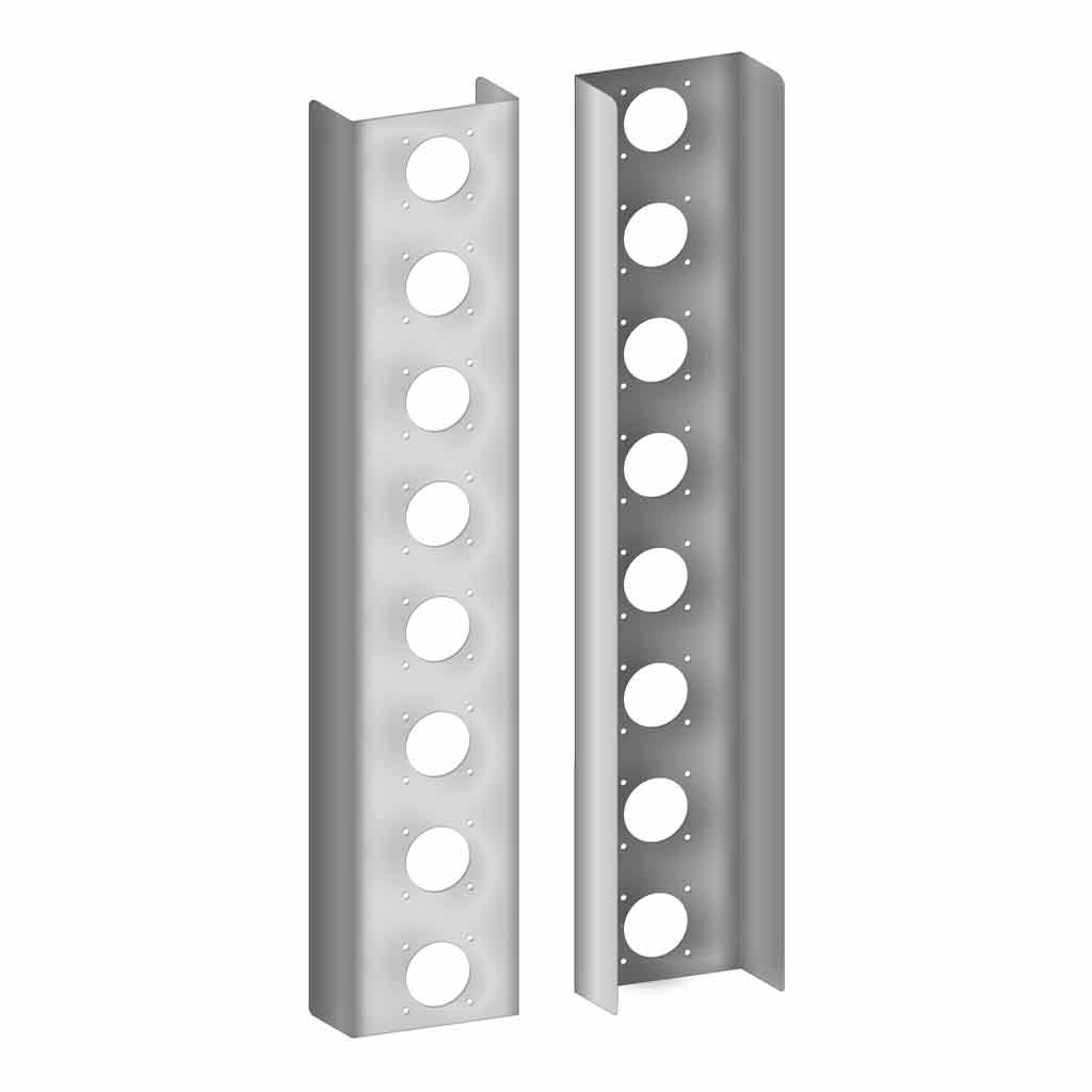 Peterbilt 389/388/379/378 Front Standard Air Cleaner LED Light Bars (2005-2007) – 16 x G2 Holes