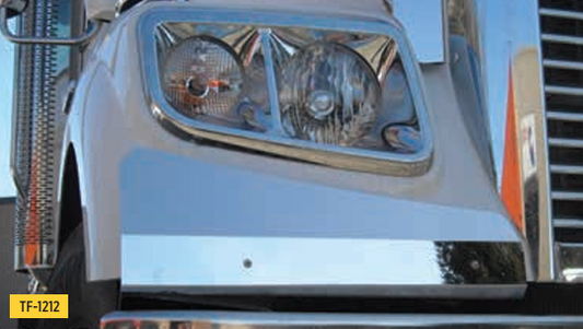 Freightliner Coronado Setback Axle Headlight Fender Guards (2010+)