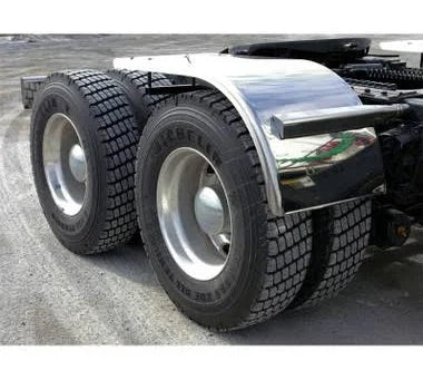 60" Smooth Half Fenders (35"-25") - 16 Ga. with Standard Mounting Kit