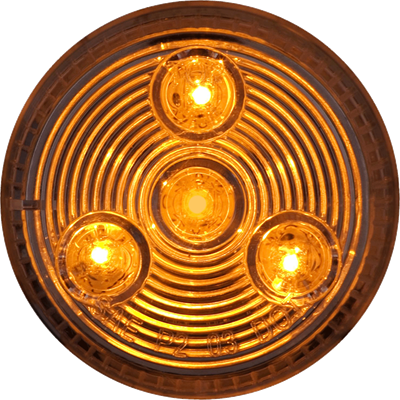 2" Amber / Clear Led Marker Light